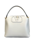 Valentino White hand Bag with Body strap