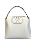 Valentino White hand Bag with Body strap