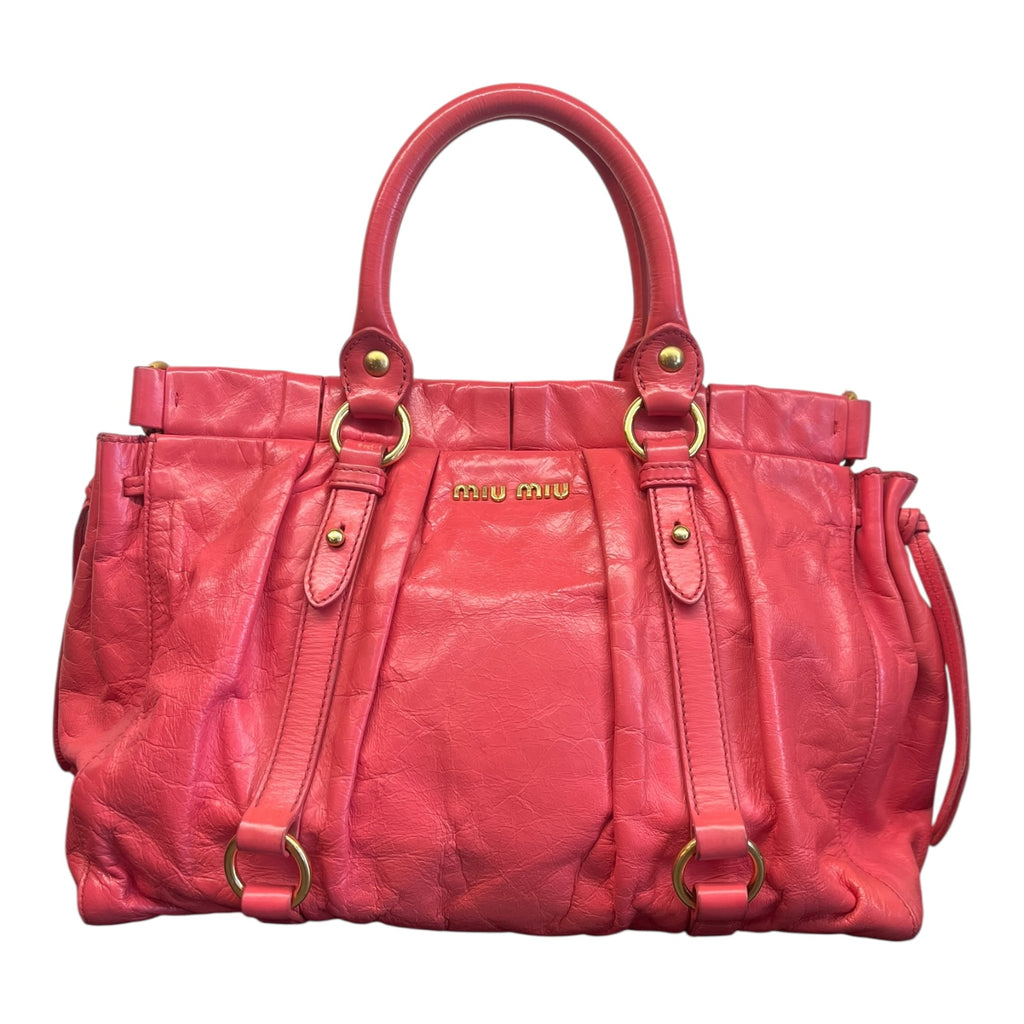 Miu Miu Vitello – Borsa A Spalla In Rosa