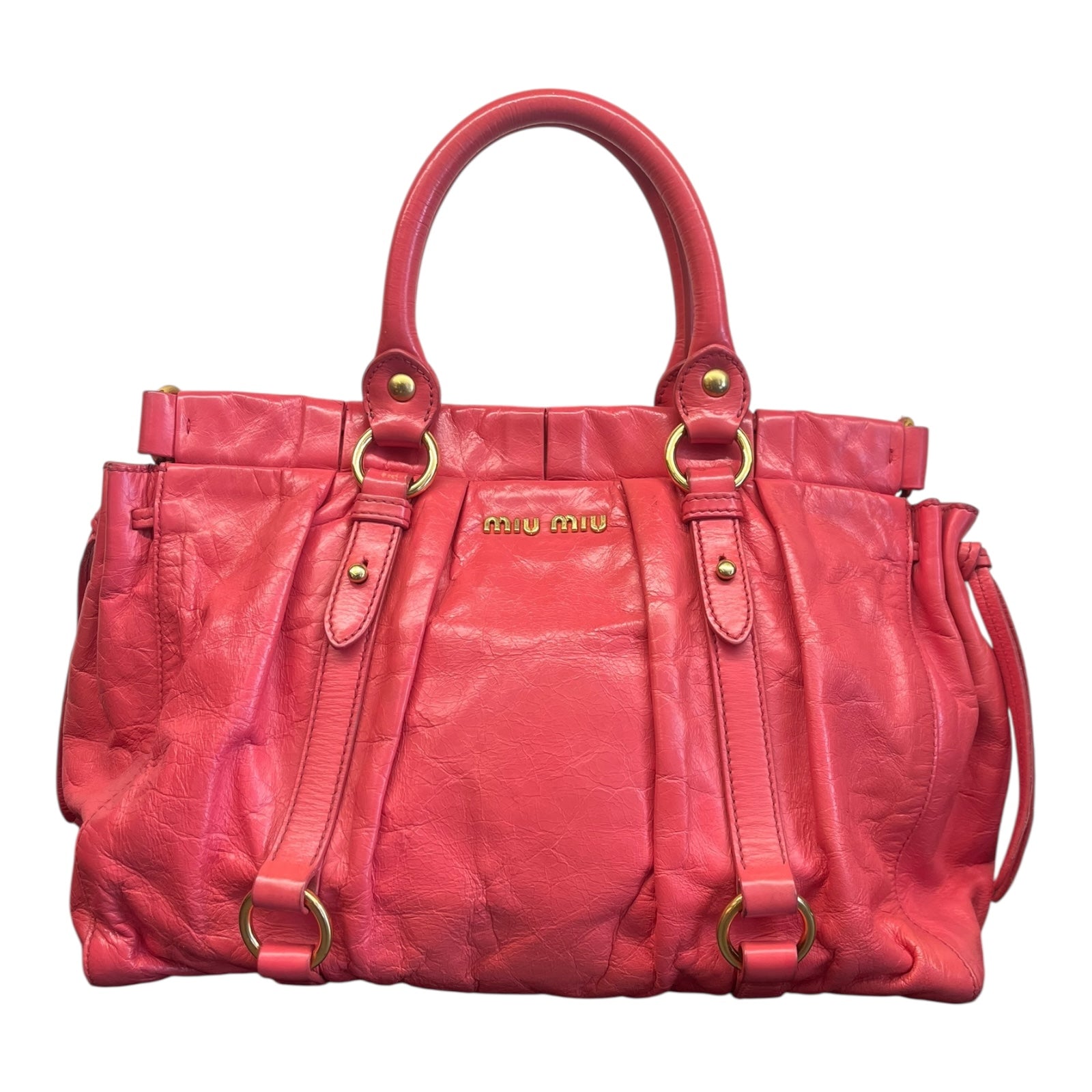 Miu Miu Vitello – Borsa A Spalla In Rosa
