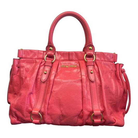 Miu Miu Vitello Shoulder bag in pink