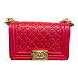 Chanel Leboy shoulder bag Small size in red