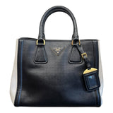 Prada Galleria Shoulder bag in color block medium size