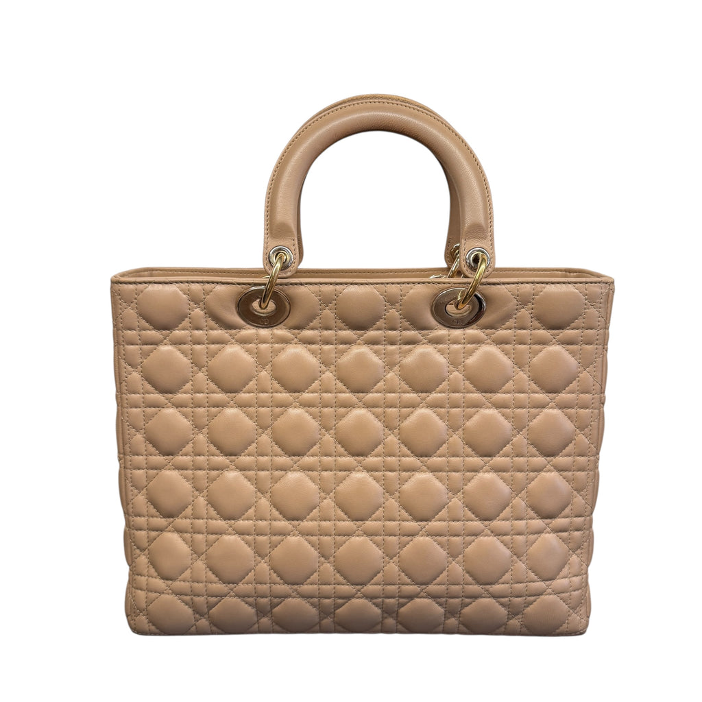 Dior Lady Dior – Borsa Tote in Pelle Cannage