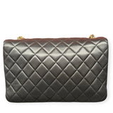 Chanel Quilted  Medium Flap Bag with Pearl-Embellished Chain