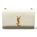 Saint Laurent Kate Medium – Borsa a Spalla Bianca