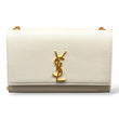 Saint Laurent White Kate Medium Shoulder Bag