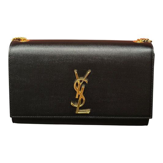Saint Laurent Black Kate Medium Shoulder Bag