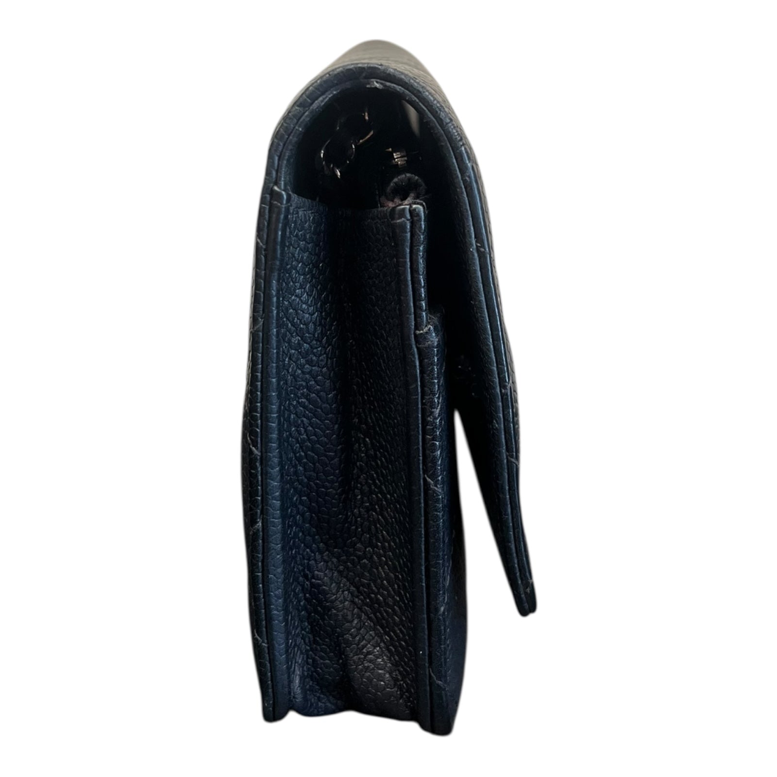 Chanel Wallet On Chain Shoulder Bag with silver hardware