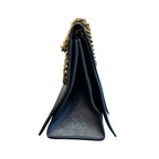 Balenciaga Crush Large – Borsa A Spalla Con Catena Dorata