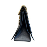 Balenciaga Crush Large Shoulder Bag with Gold Chain