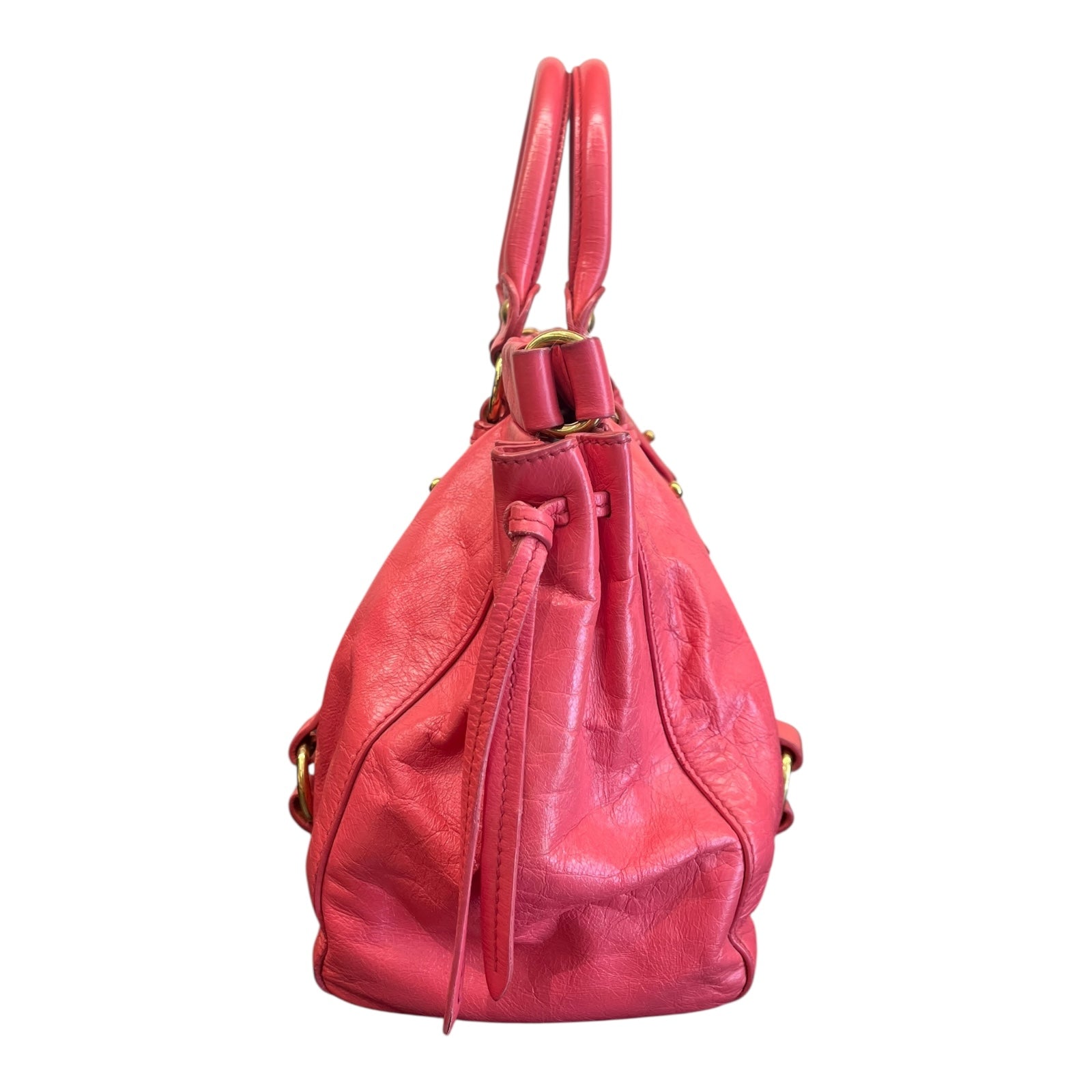 Miu Miu Vitello – Borsa A Spalla In Rosa