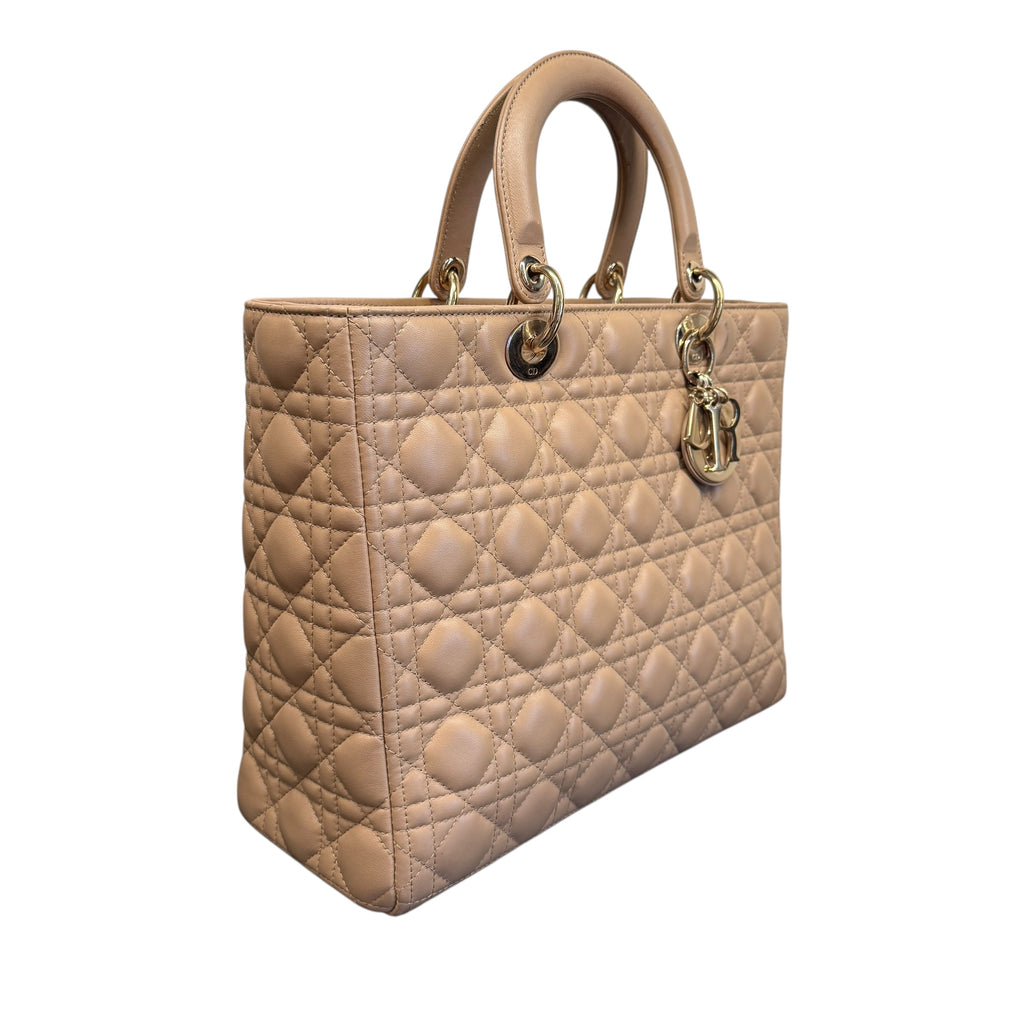 Dior Lady Dior – Borsa Tote in Pelle Cannage