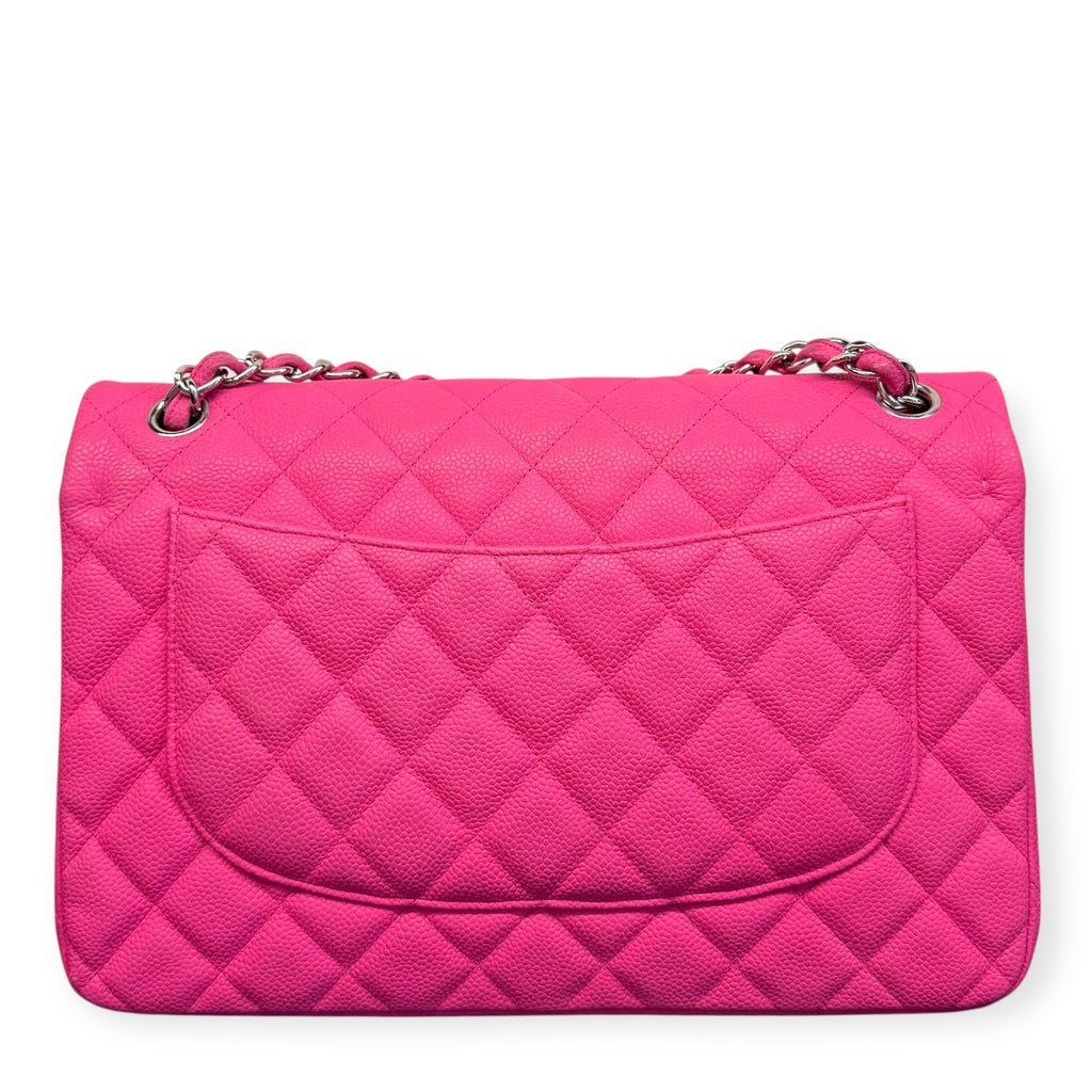 Chanel Classic Jumbo Double Flap – Borsa in Pelle Caviar Rosa