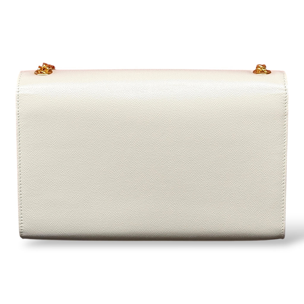 Saint Laurent Kate Medium – Borsa a Spalla Bianca