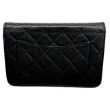 Chanel Wallet On Chain Shoulder Bag with silver hardware