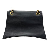 Balenciaga Crush Large Shoulder Bag with Gold Chain