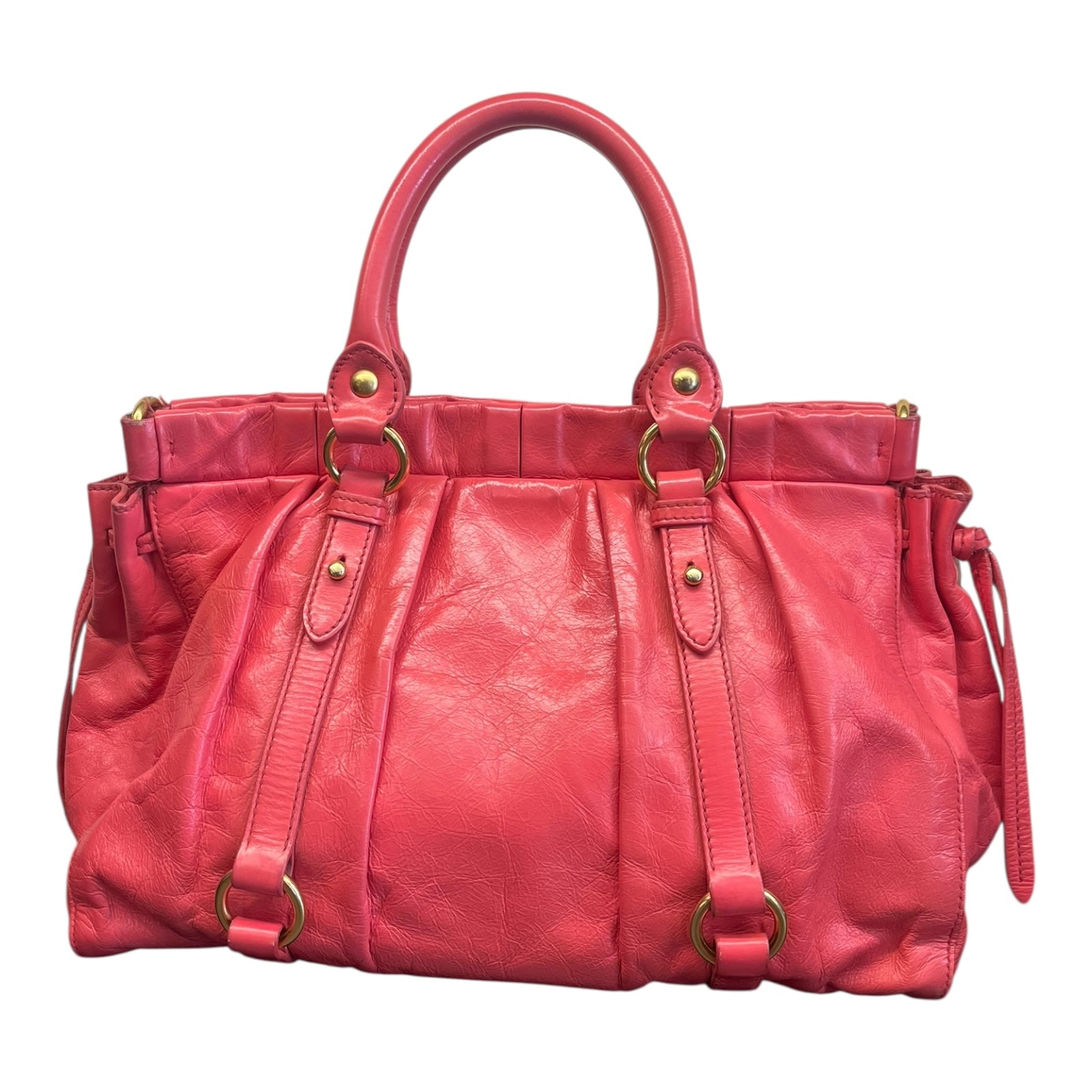 Miu Miu Vitello Shoulder bag in pink