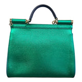 Dolce&Gabbana Silicy Shoulder Bag in iridescent blue and green