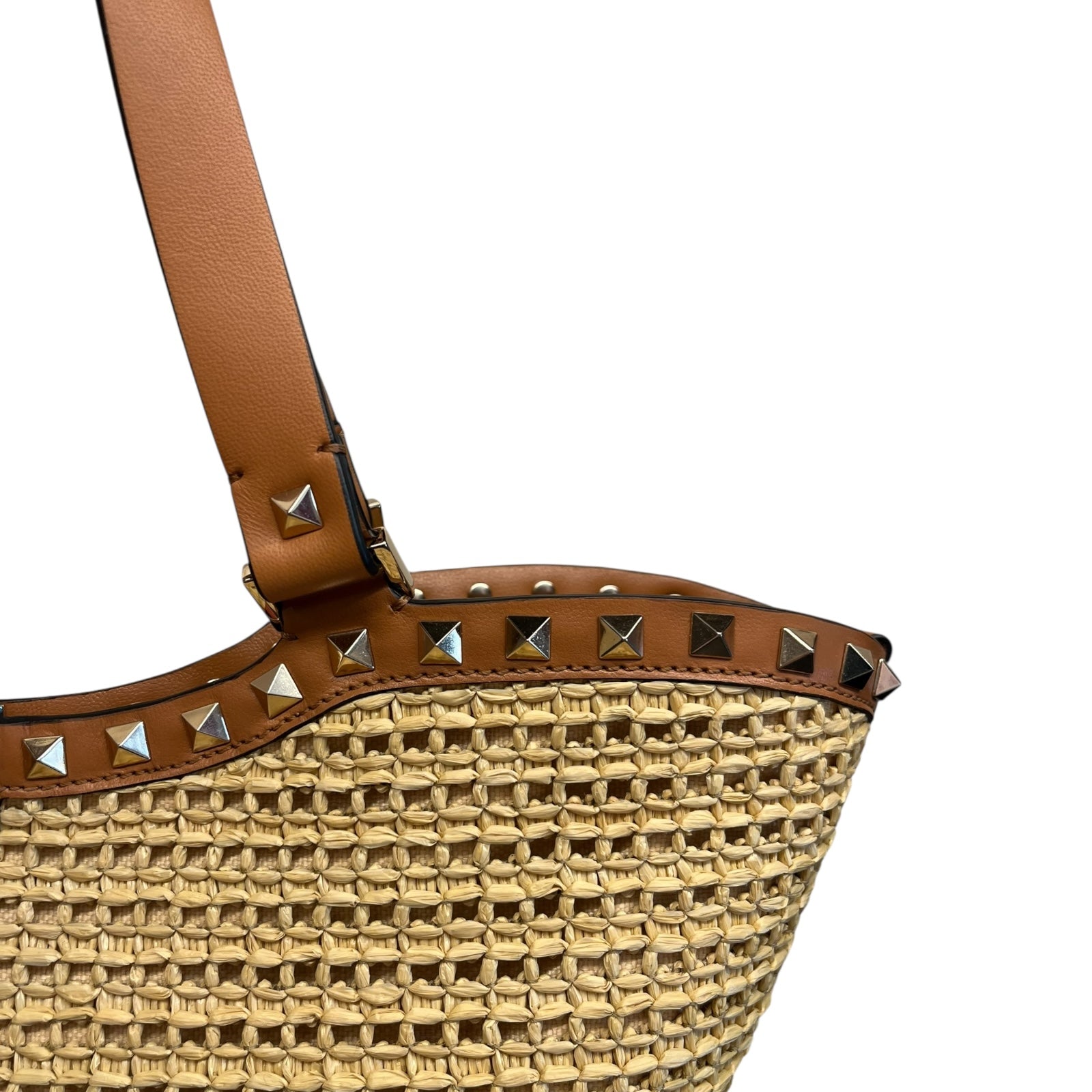 Valentino rafia shoulder bag