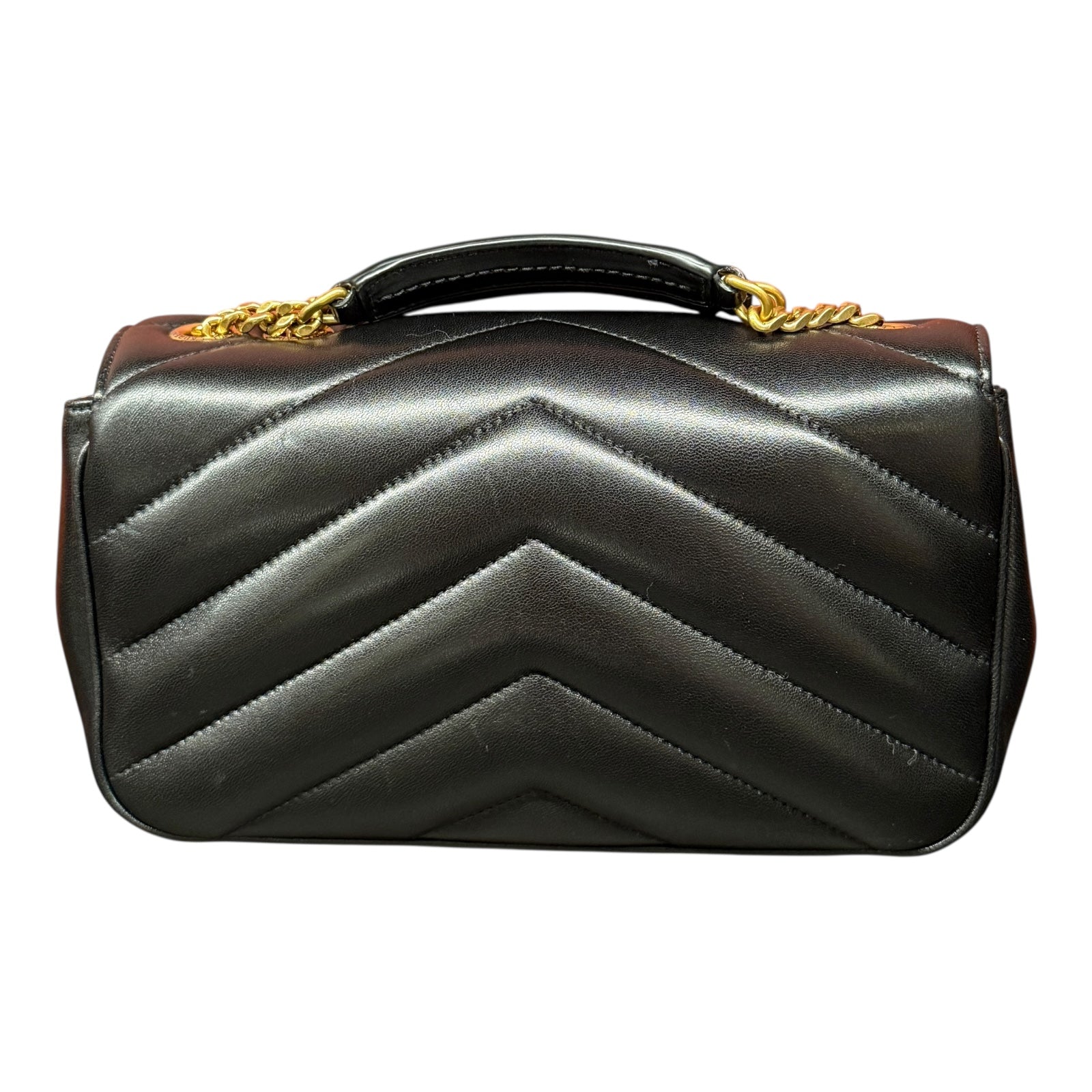 Saint Laurent LouLou Small Chevron-Quilted Bag