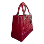 Dior Lady Dior – Borsa a Mano in Pelle Verniciata