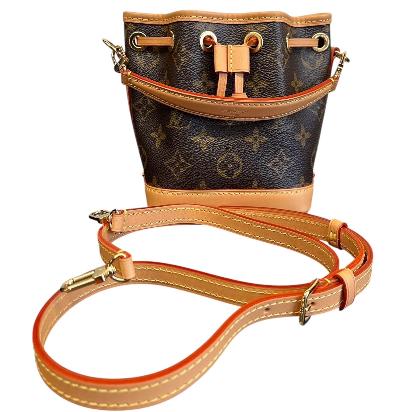 Louis Vuitton NOE nano Shoulder Bag with chip