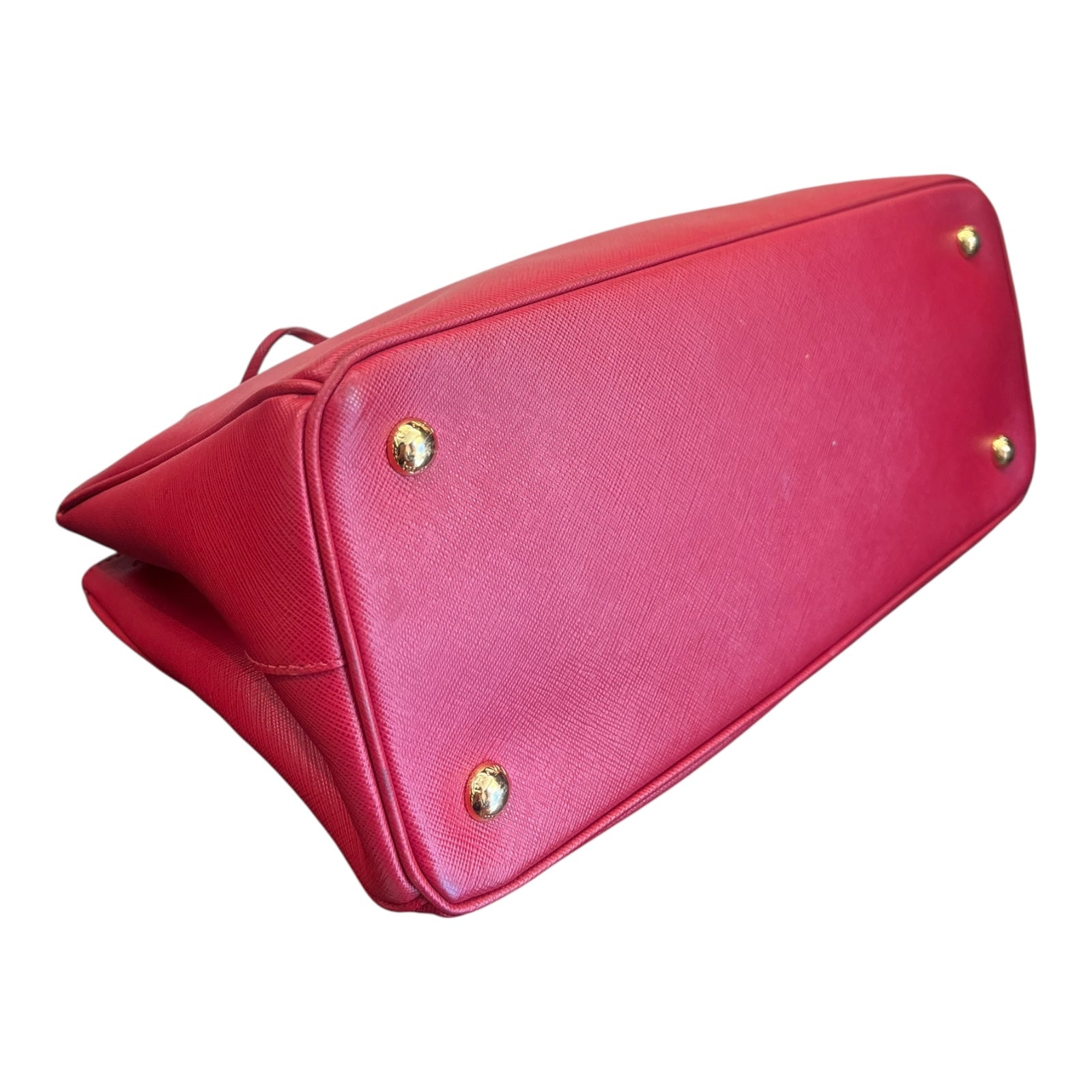 Prada Galleria Shoulder Bag in Red color Medium size