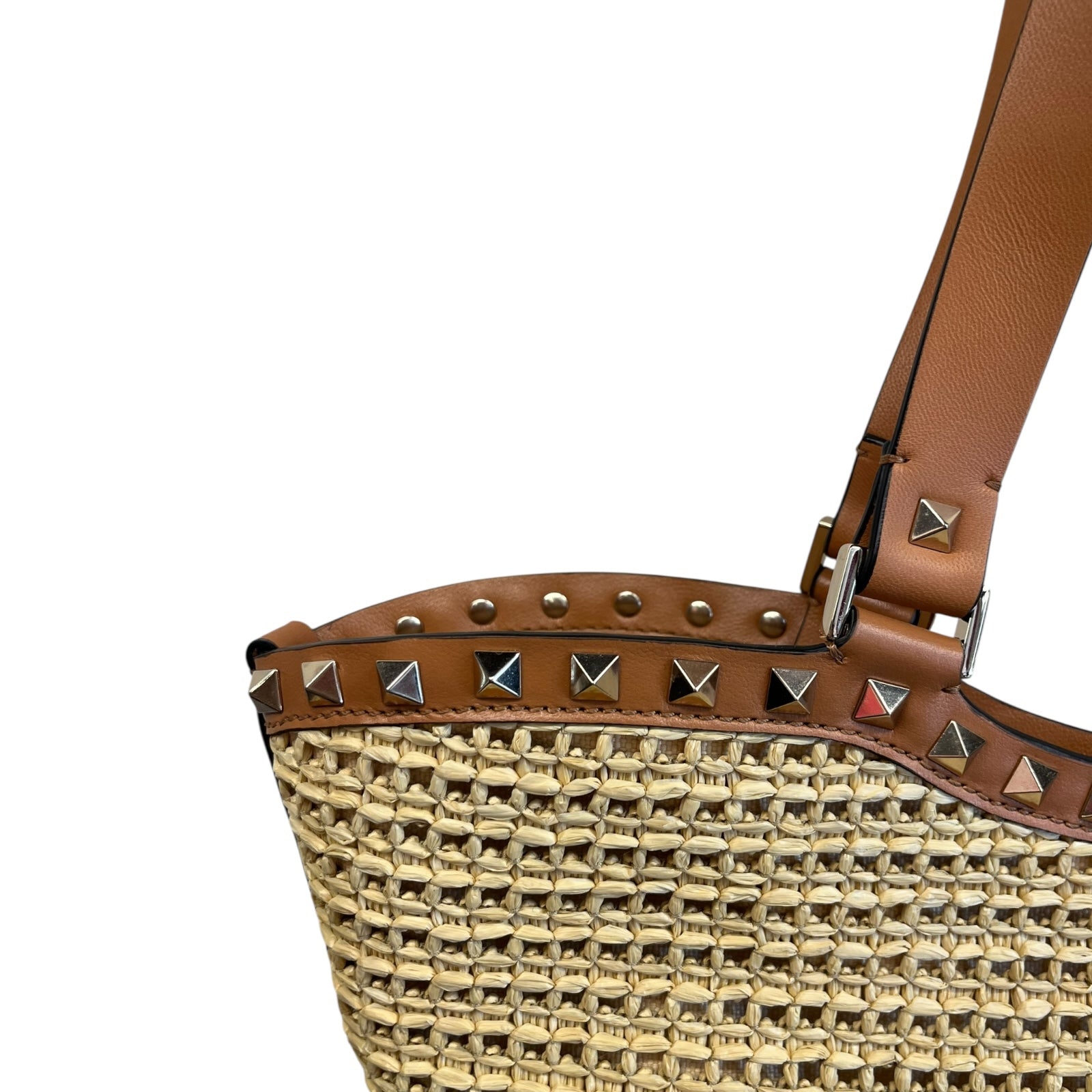 Valentino rafia shoulder bag