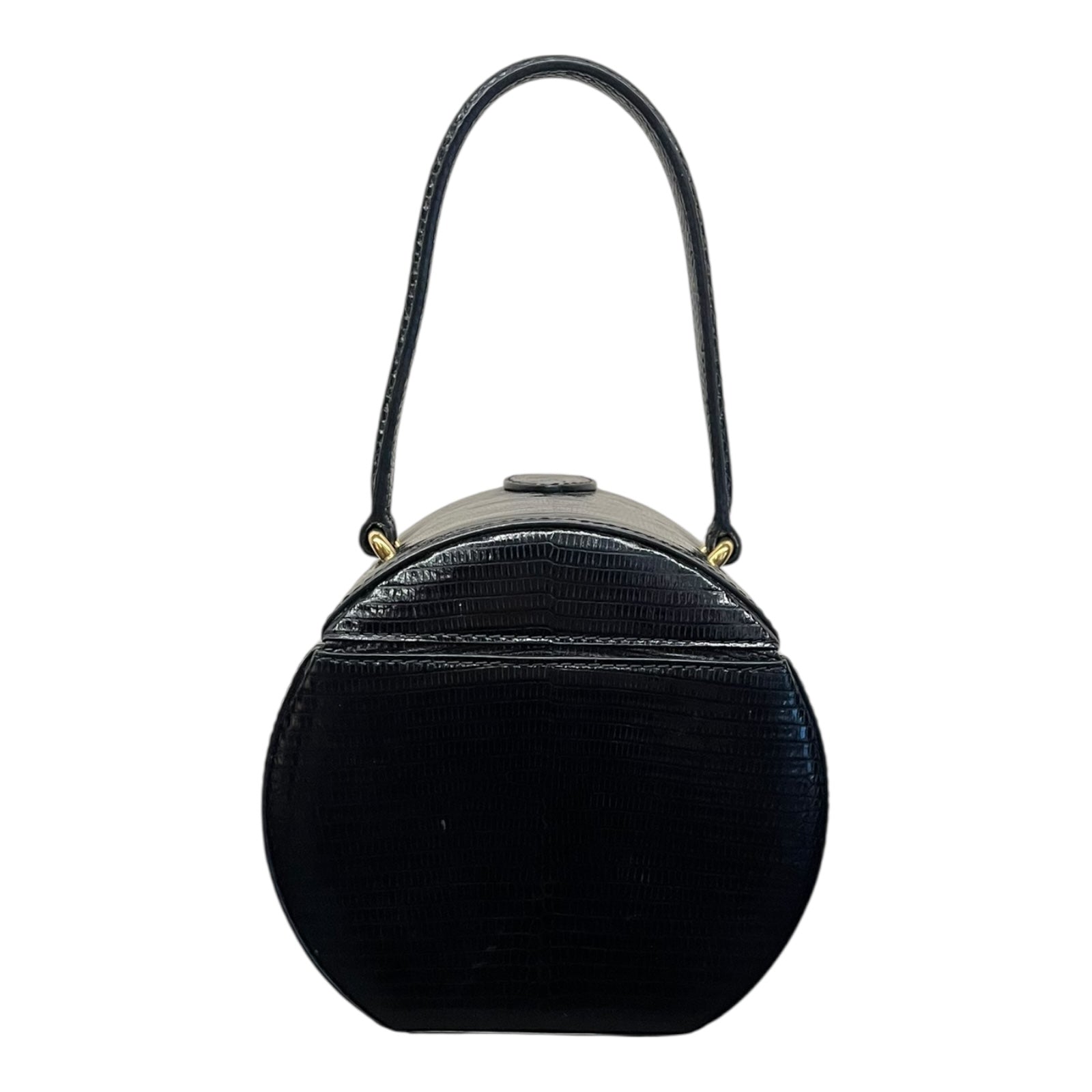 Celine Box Triomphe Lizard skin hand bag