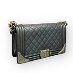 Chanel Boy Medium Paris-Dallas – Borsa a Spalla Stile Cowboy