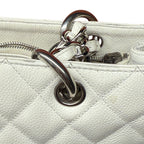 Chanel GST – Borsa Tote in Caviar Bianca