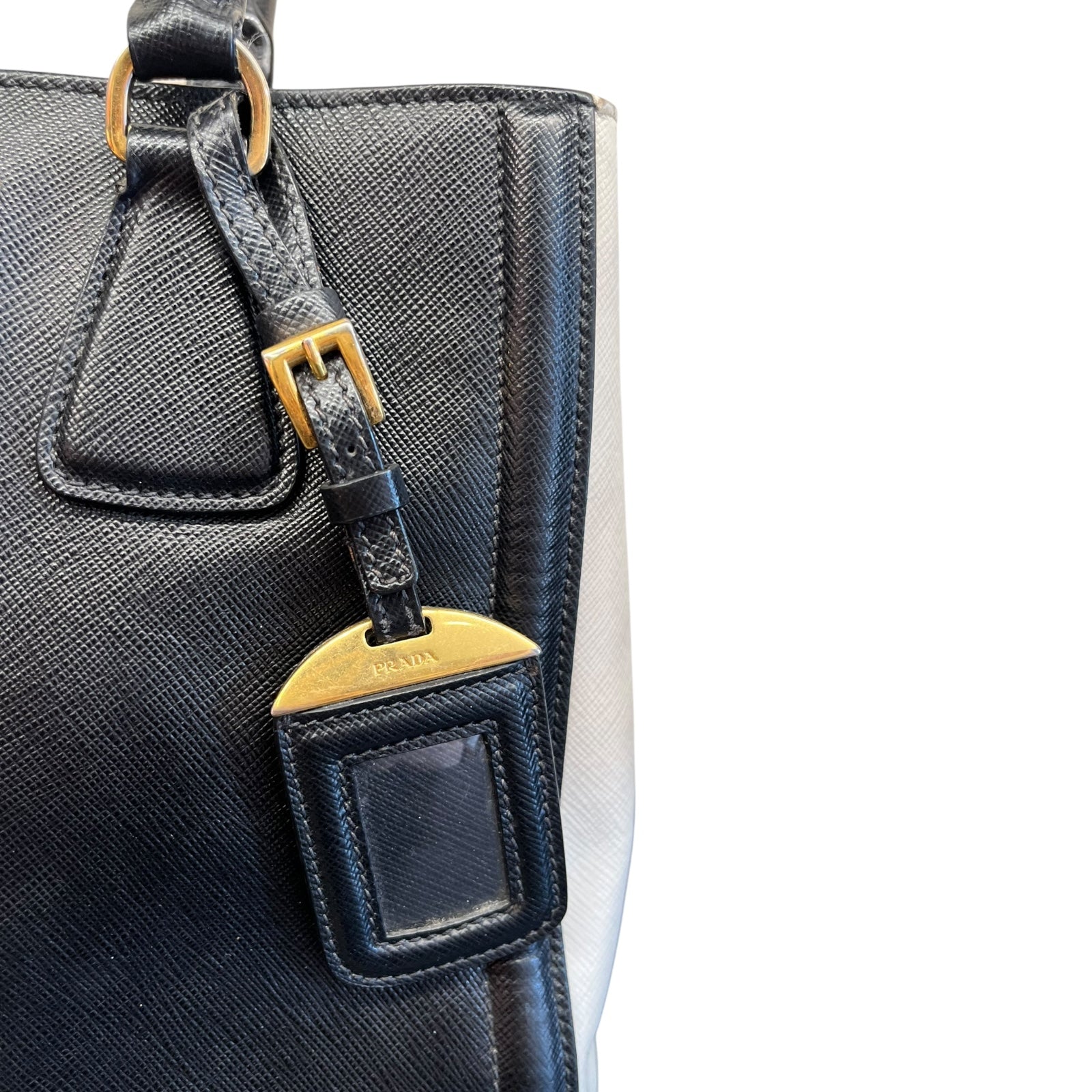 Prada Galleria Shoulder bag in color block medium size