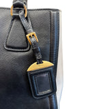 Prada Galleria Shoulder bag in color block medium size