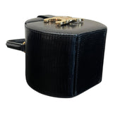 Celine Box Triomphe Lizard skin hand bag