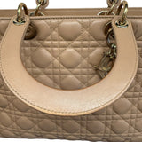 Dior Lady Dior Cannage Leather Tote Bag
