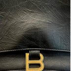 Balenciaga Crush Large – Borsa A Spalla Con Catena Dorata