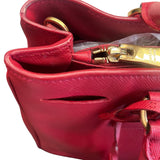 Prada Galleria Shoulder Bag in Red color Medium size