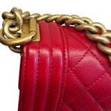 Chanel Leboy shoulder bag Small size in red