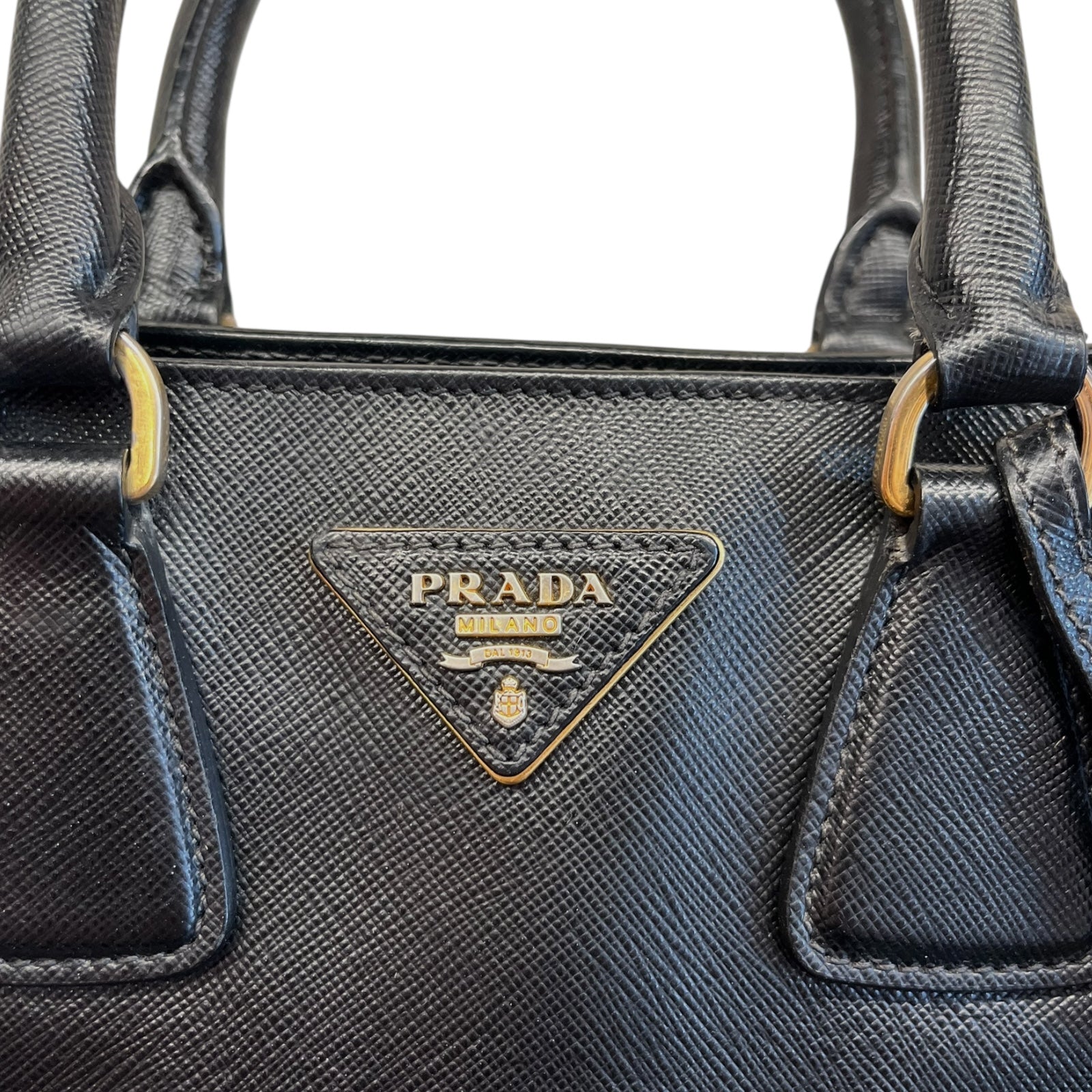 Prada Galleria Shoulder bag in color block medium size