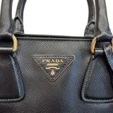Prada Galleria Shoulder bag in color block medium size