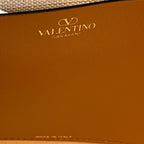 Valentino- Borsa A Spalla In Rafia