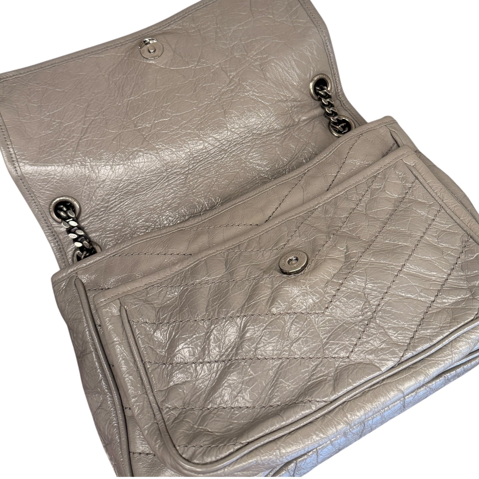 Saint Laurent Niki Chain-Link Shoulder Bag