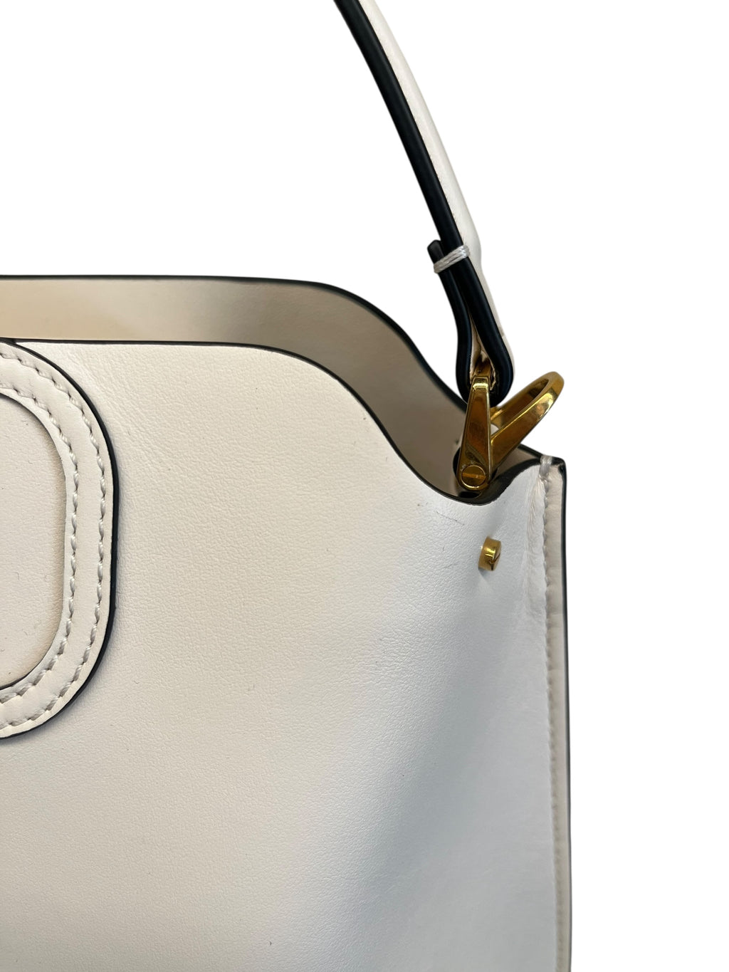 Valentino – Borsa A Mano Bianca Con Tracolla