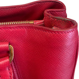 Prada Galleria Shoulder Bag in Red color Medium size