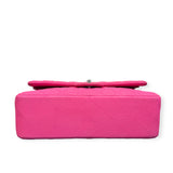 Chanel Pink Jumbo Classic Caviar Double Flap Bag