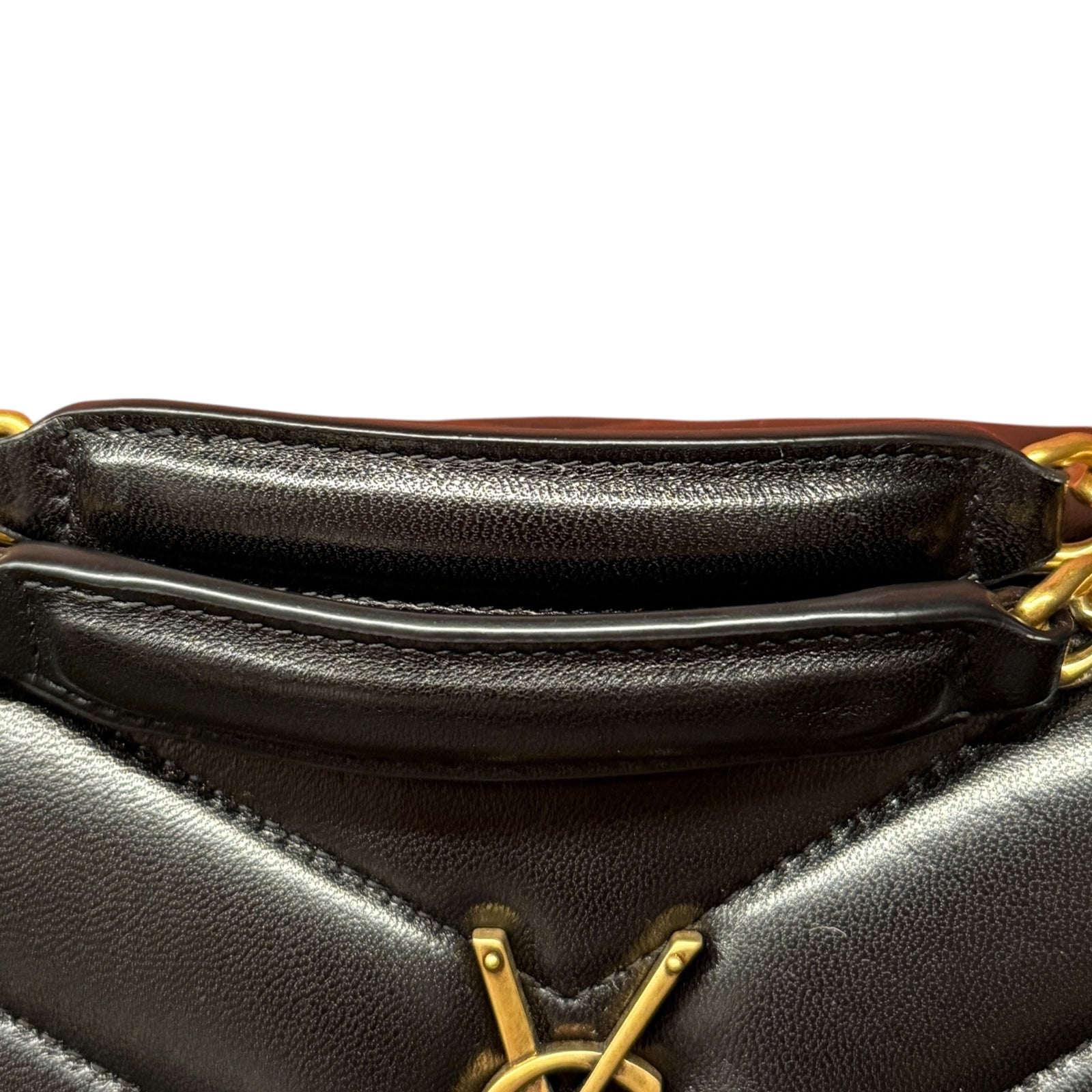 Saint Laurent LouLou Small – Borsa a Spalla Trapuntata a Chevron