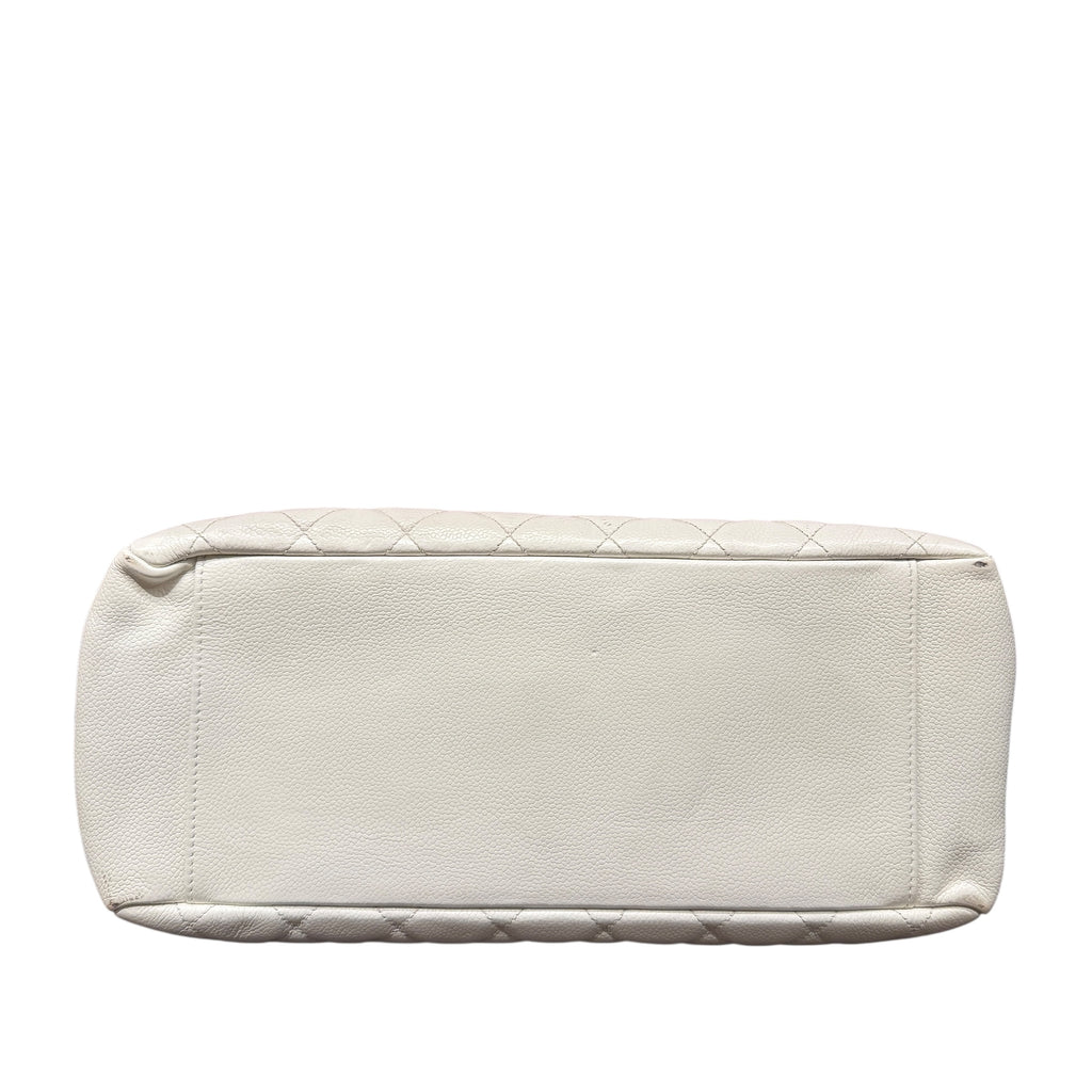 Chanel GST – Borsa Tote in Caviar Bianca