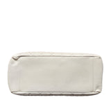 Chanel Caviar Quilted Grand Shopping Tote GST White