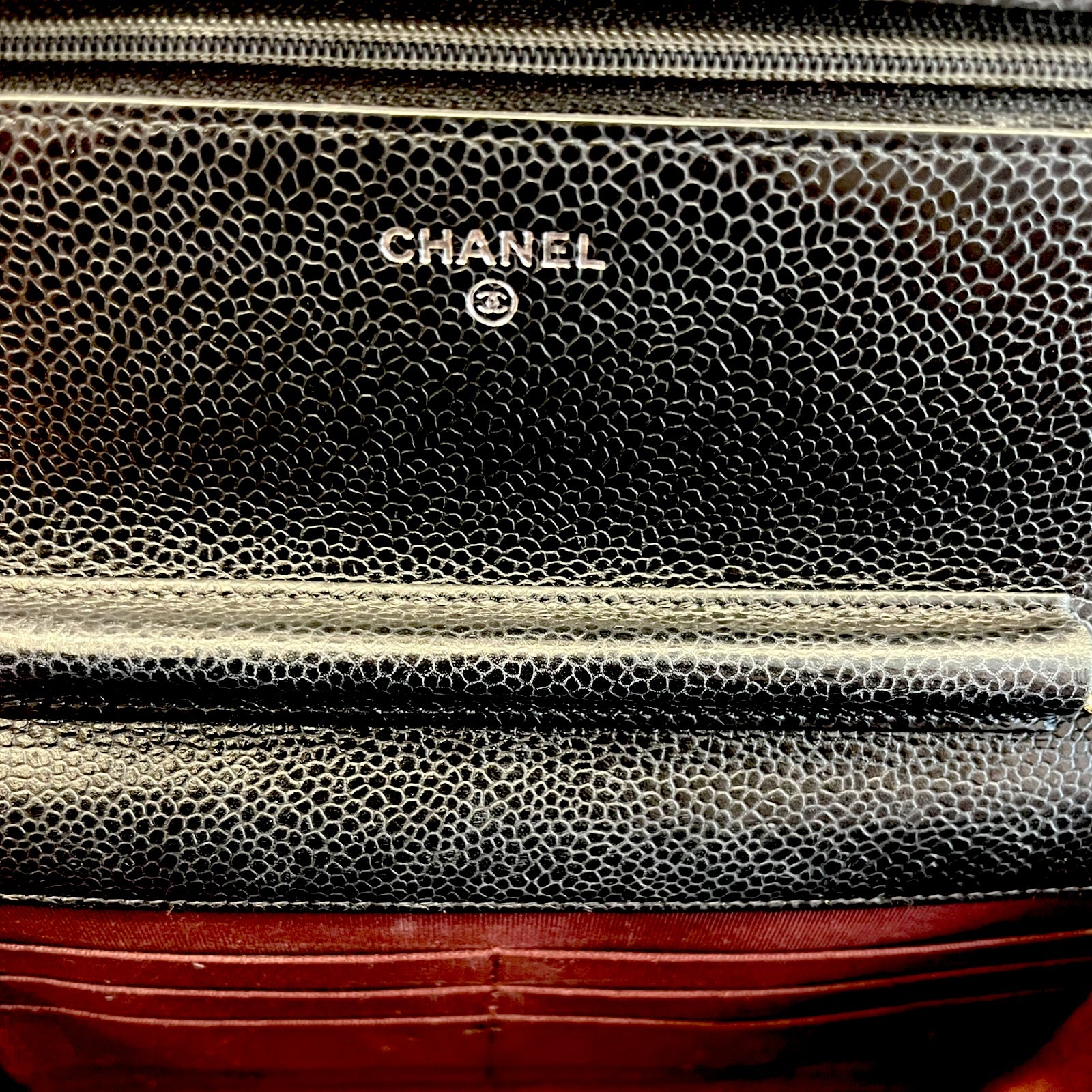 Chanel Wallet On Chain Shoulder Bag with silver hardware